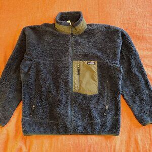 Patagonia Retro X Fleece Jacket, Navy Blue (Men's L)
